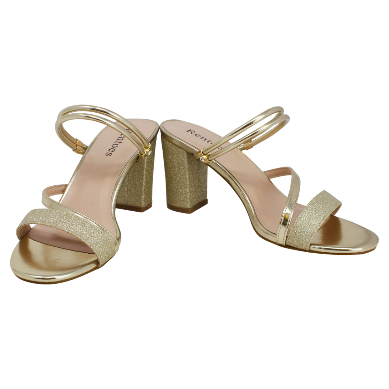 Rentoes - Vendita all'ingrosso Tacchi alti - Donna - Sandalo da donna imbottito con tacco largo XF-216