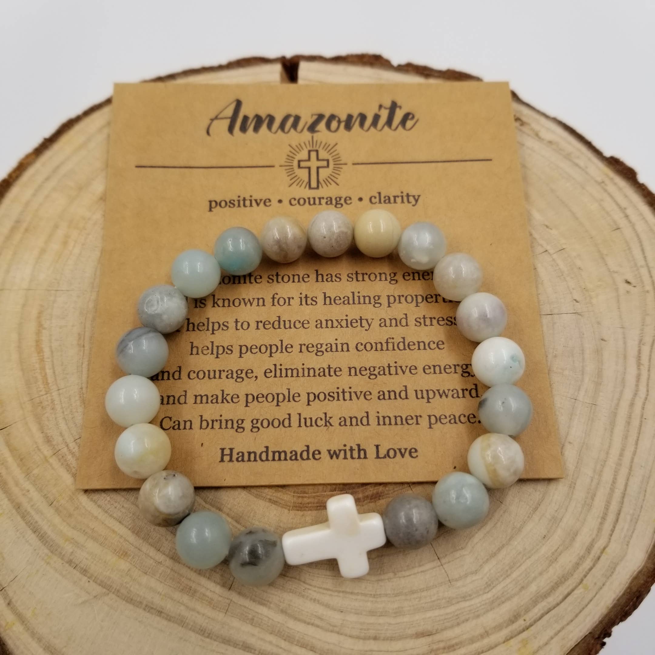 CHAKRA JEWELRY – wholesale Beaded bracelet – Natural Stone Turquoise Cross Chakra Bracelet5