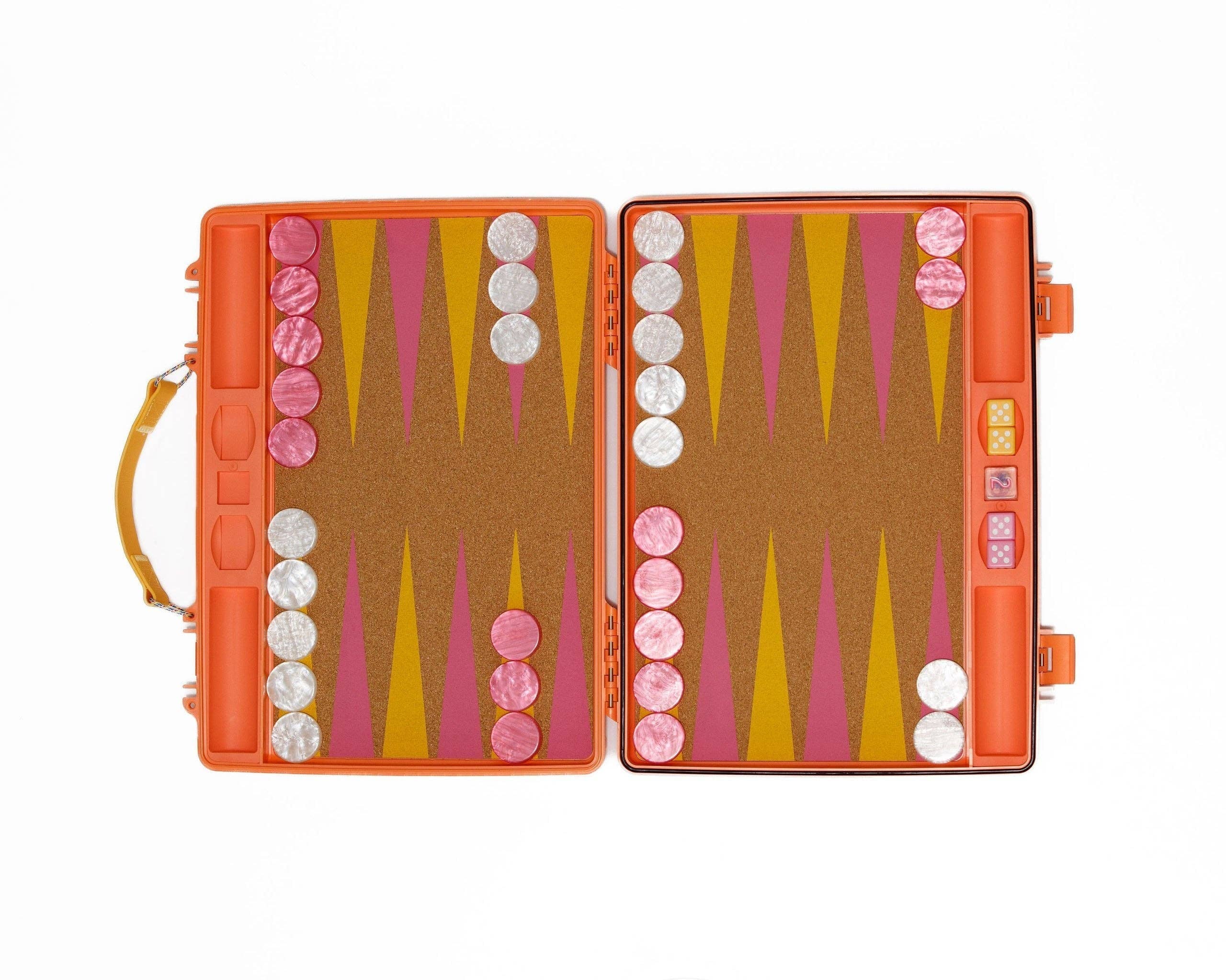 Gammn - Vente Jeux de société - The Board – plateau de backgammon portable et moderne5