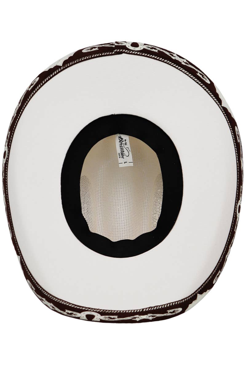 Cap Zone - Vendita all'ingrosso Cappello da cowboy - Donna - Cappello da cowboy Elite con base in avorio ventilato e bordo in pelle scamosciata sintetica16