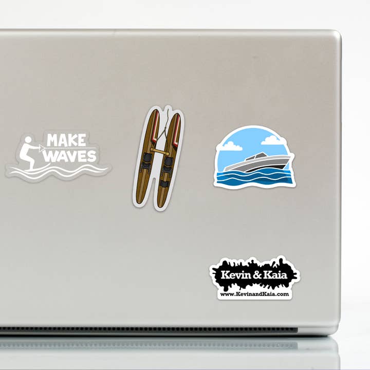 Kevin & Kaia - Wholesale Sticker - Vintage Water Skis - Sticker4