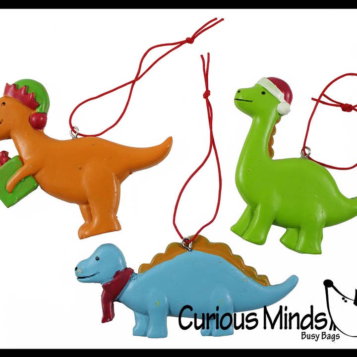 Curious Minds Toys - Wholesale Ornament - 1Â Cute Dinosaur Animal Christmas Ornaments for Tree - Â Dino