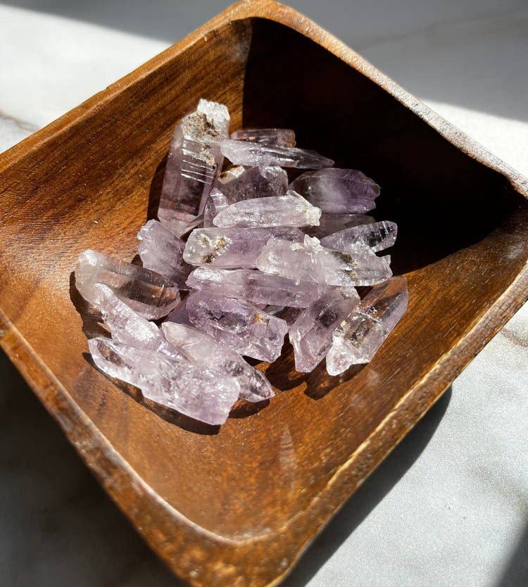 Panache - Vente Pierre et cristal de spiritualité - Pointes uniques d'améthyste de Vera Cruz