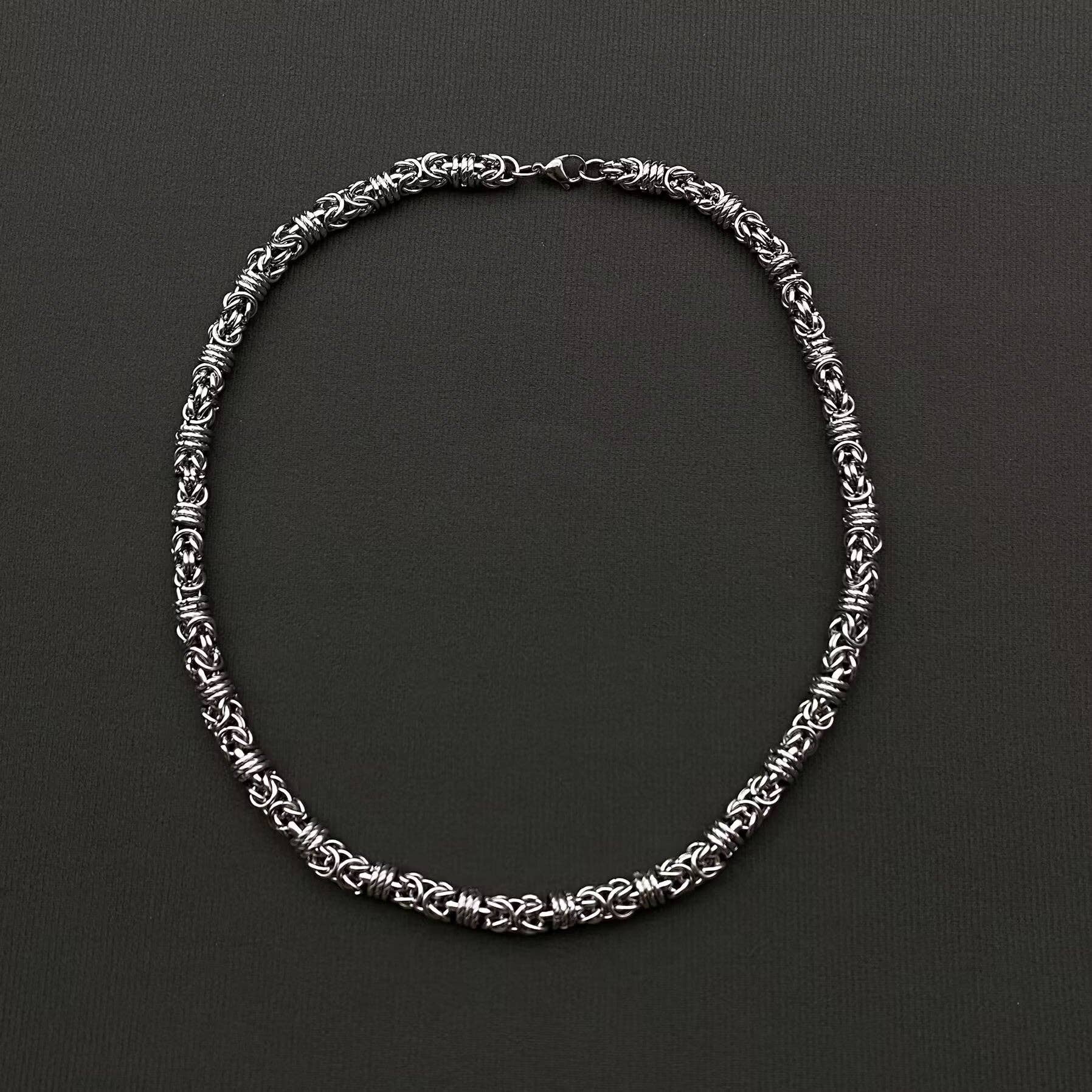 Mio Queena - Vendita all'ingrosso Collane a catena e maglie - Collana da uomo in acciaio inossidabile MIO66816 - MJ/MNP3