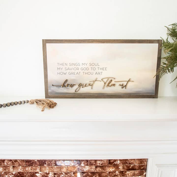 Joyfully Said - Wholesale Wall Sign - How Great Thou Art2