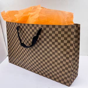 Louis Vuitton, Bags, Louis Vuitton Orange Paper Bag 4 X 1 X 4