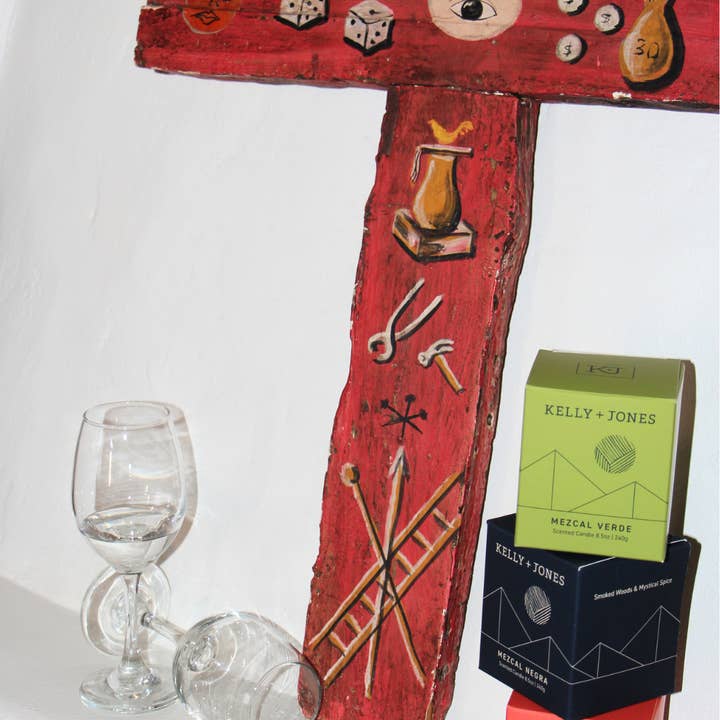 Kelly + Jones - Wholesale Jar/Filled Candle - MEZCAL Candle: Verde9