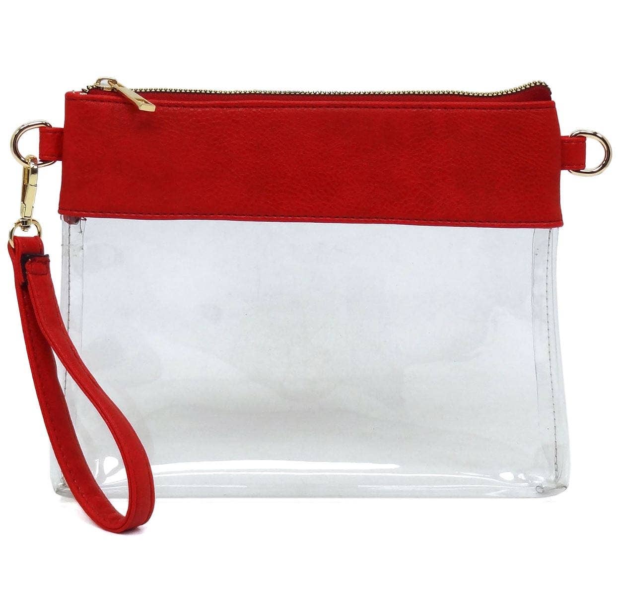 MiMi Wholesale - Wholesale Crossbody Bag - Women's - AD200T Game Day Clear Crossbody Bag/Clutch0