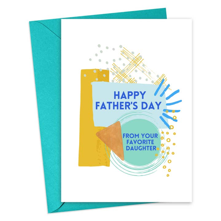 Funny Fathers Day Card from Daughter Cute Father's Day Cards for wholesale by R is for Robo