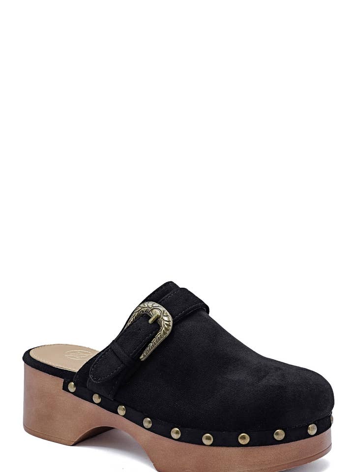 Black Heeled clog - Marly for wholesale on Faire4