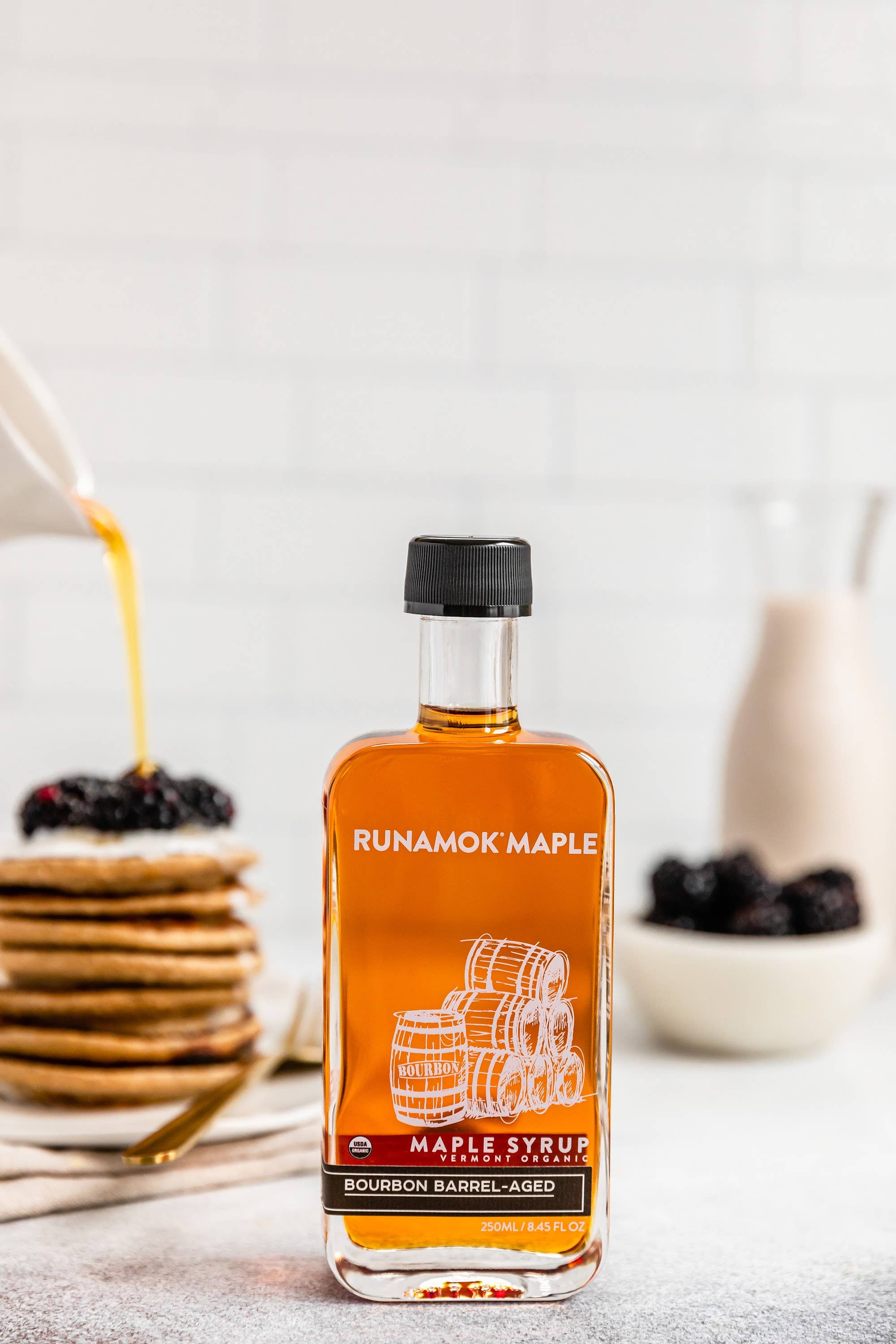 Runamok - Wholesale Maple Syrup - Bourbon Barrel-Aged Organic Vermont Maple Syrup6