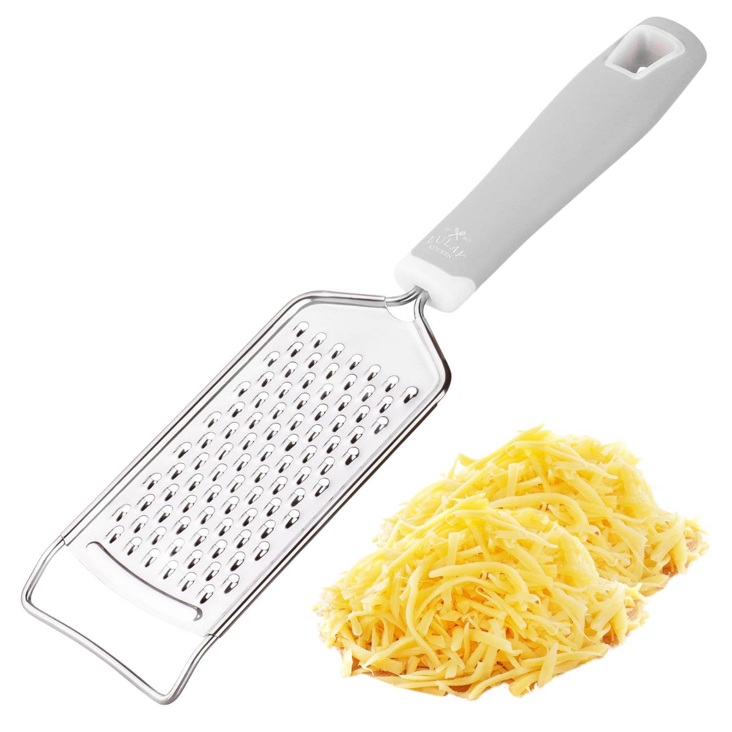 Zulay Kitchen - Wholesale Rasp - Platte, draagbare kaasrasp van roestvrij staal9