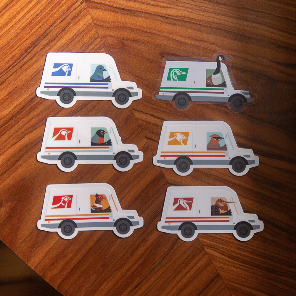 Pigeon Post - Wholesale Sticker - Bird Mail Stickers1