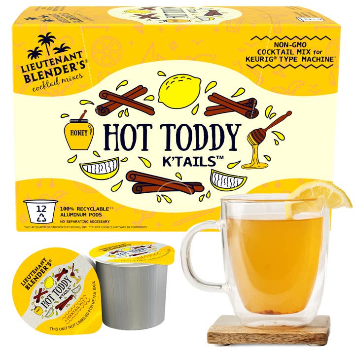 Hot Toddy K'Tails® Single Pod Cocktail Mixers 12 Ct for wholesale by Lieutenant Blender's Cocktail Mixes