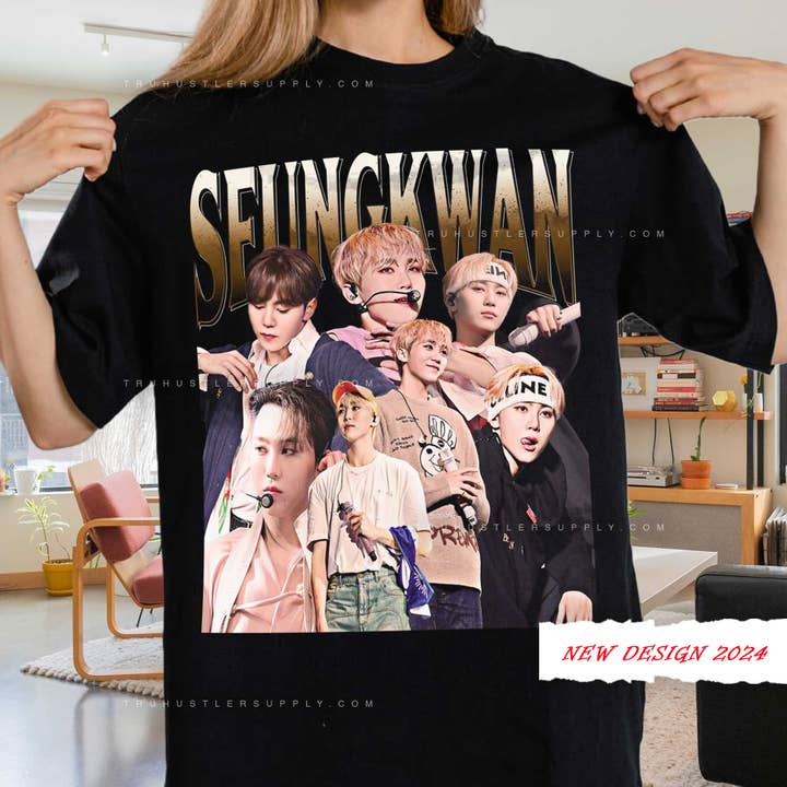 Seungkwan Retro Tee Seventeen Tour Merch & Vintage Bootleg for wholesale by TheKingShirt