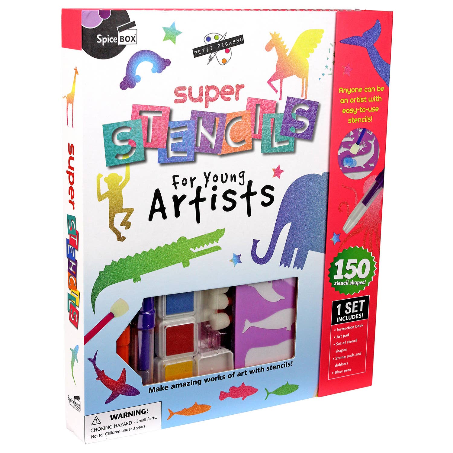 SpiceBox Product Development LTD - Wholesale Art Set - Kids & Baby - Petit Picasso Super Stencils0