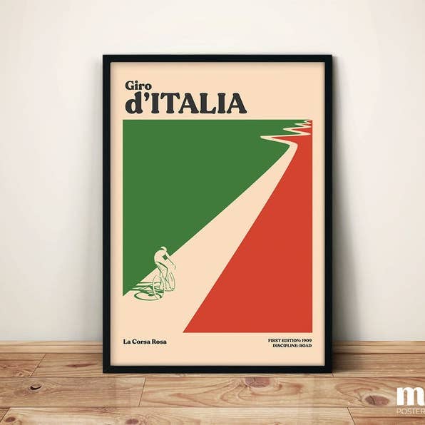GRAND TOUR - Giro d'Italia Cycling Print for wholesale by Sera/Lina