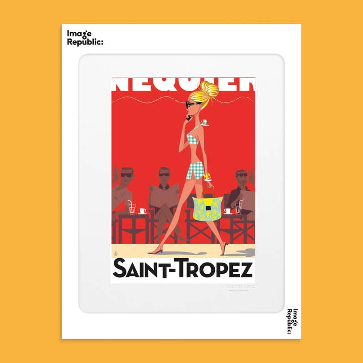 30x40 cm MONSIEUR Z SAINT TROPEZ pour la vente par Image Republic