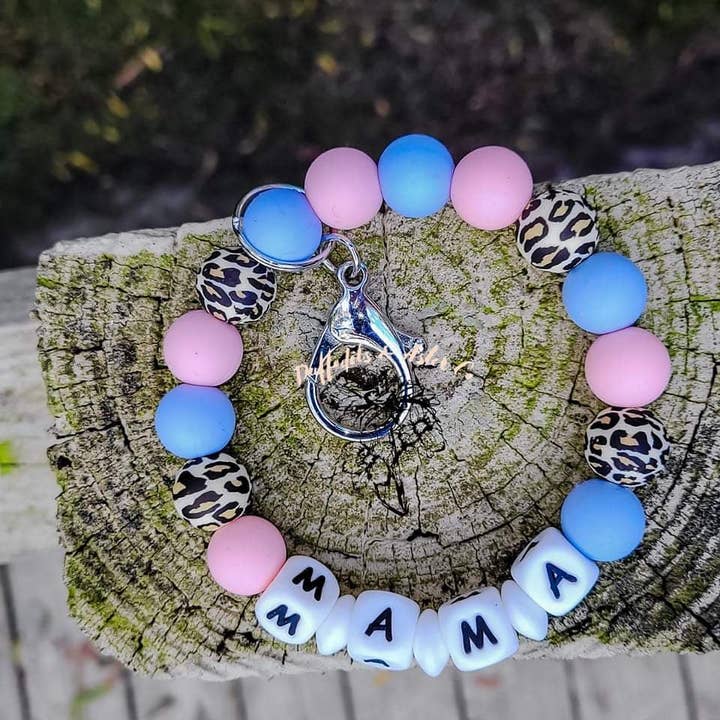 Mama of Both Keychain for wholesale by Daffodils & Aster Co.