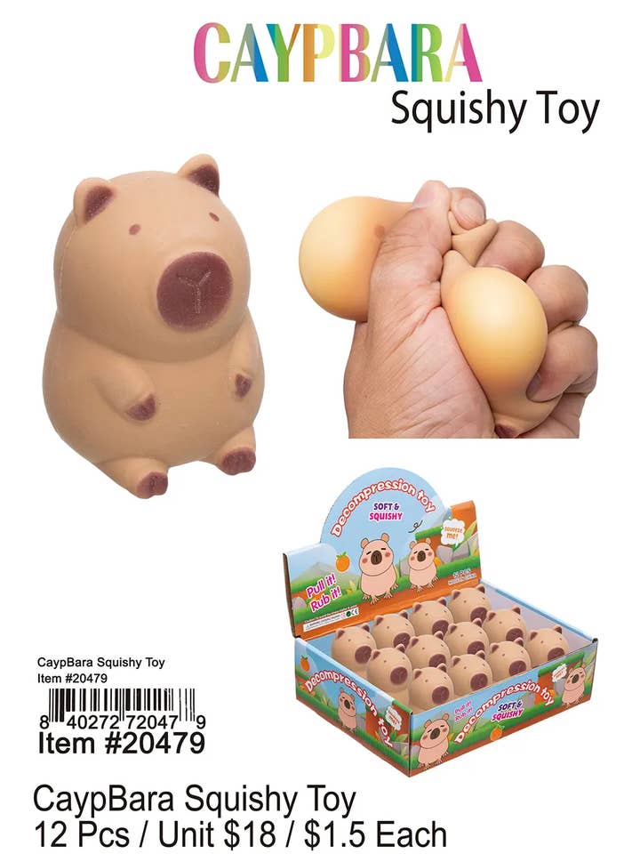 CaypBara Knuffelspeelgoed. voor wholesale door Puka Creations