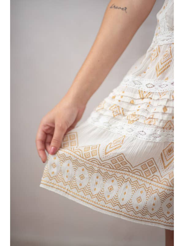 Lula Natura - Wholesale Dress - Women's - SICILIA DRESS RAW2