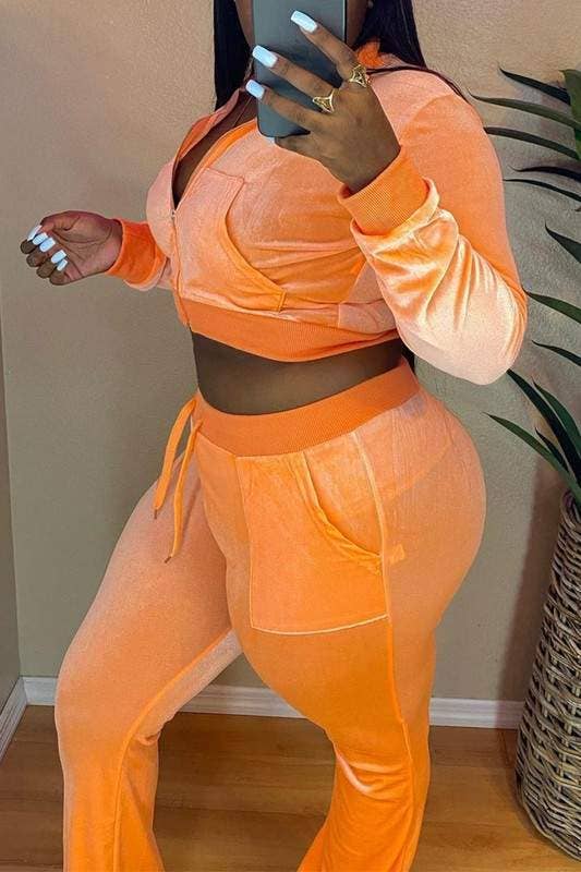 Queen Fashion – wholesale Set med topp och kjol - Dam – Velourjacka träningsset6