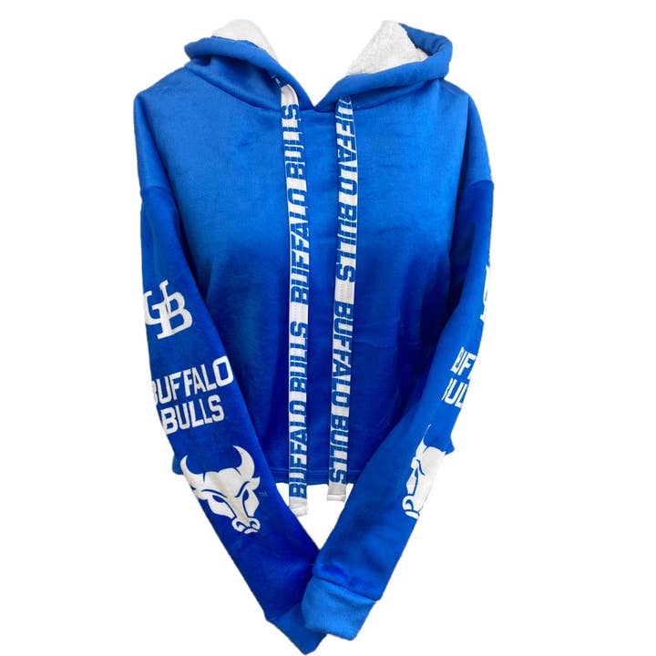 Buffalo Bulls Varsity Furry Hoodie for wholesale by Lojo Collegiate Apparel
