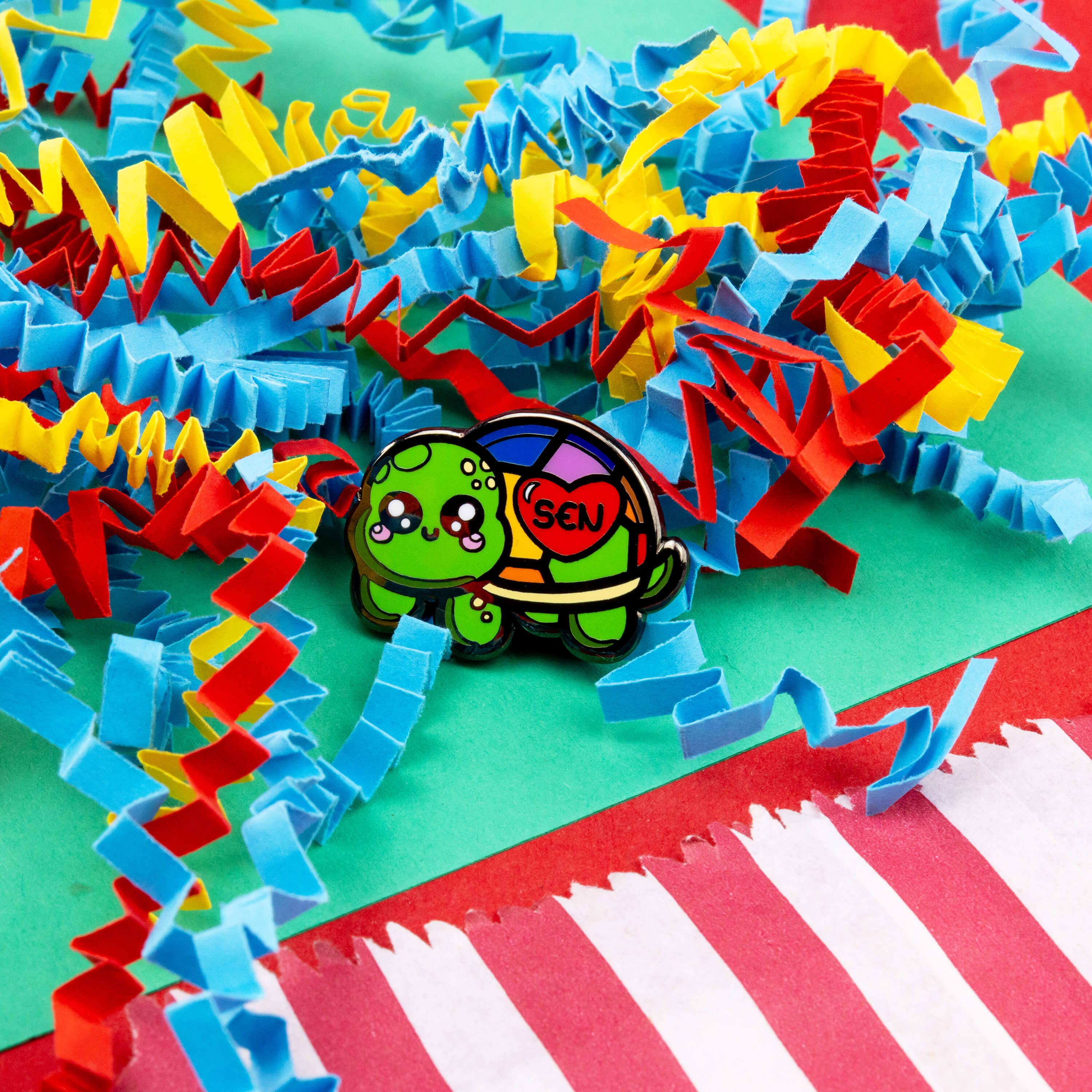 Innabox Ltd - Wholesale Lapel Pin/Button - Speshell Educational Needs Tortoise Enamel Pin - SEN - Special Educational Needs8