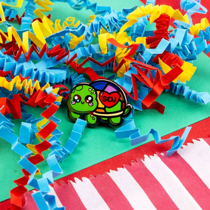 Innabox Ltd - Wholesale Lapel Pin/Button - Speshell Educational Needs Tortoise Enamel Pin - SEN - Special Educational Needs8