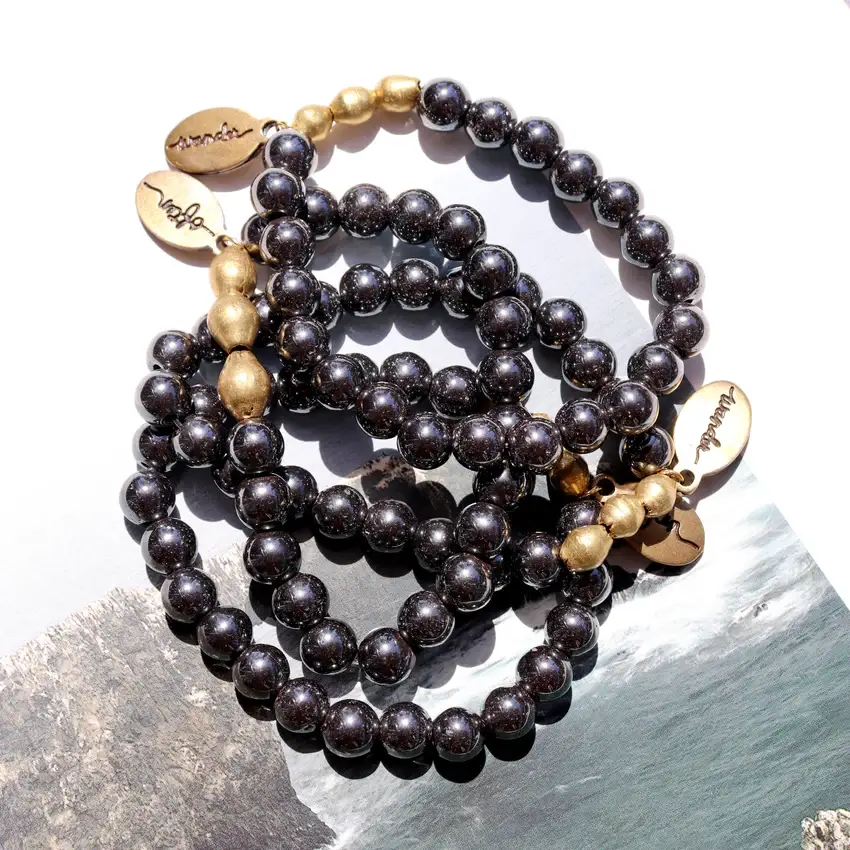 Often Wander - Wholesale Beaded Bracelet - Beaded Bracelet – Hematite3