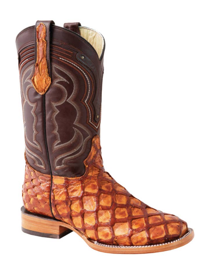 Botas Exóticas de Peixe Monstro Masculinas El General - Mel 44606 por atacado de El General Western Wear