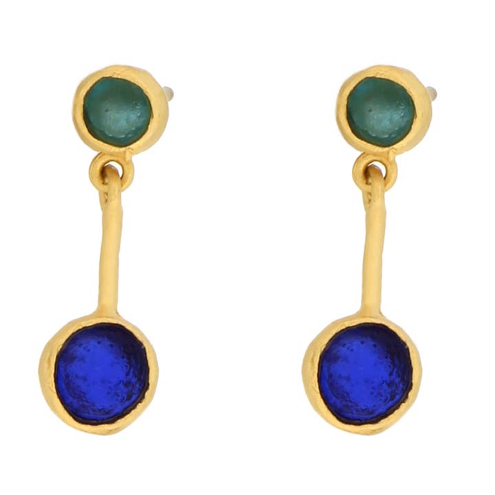 Raindrop Dainty Post Earrings for wholesale by Michael Vincent Michaud