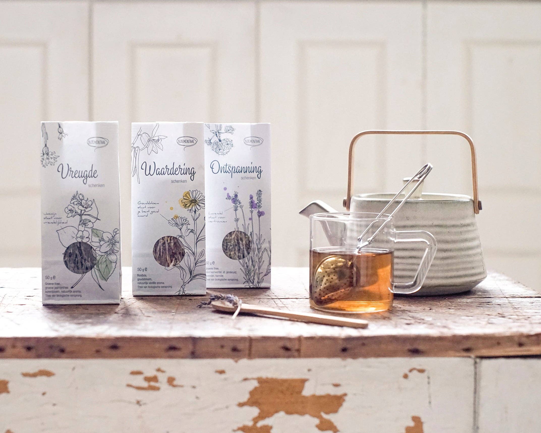 Veer&Moon - Vendita all'ingrosso Tè sfusi - Waardering Schenken, Tè biologico3