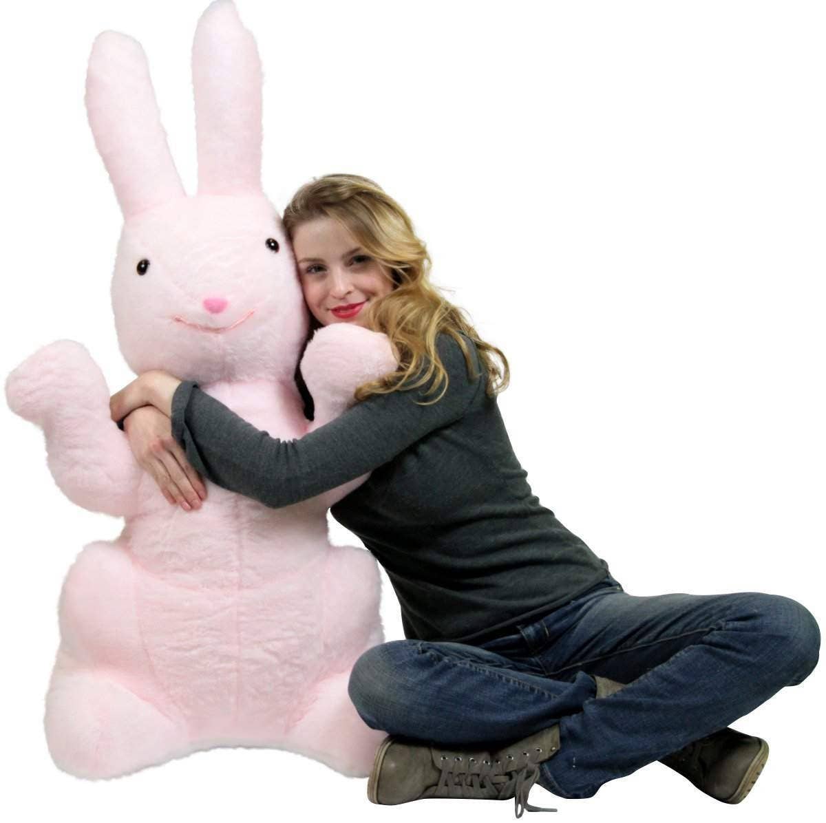 Big Plush - Wholesale Stuffed/Plush Toy - Kids & Baby - American Made Giant Stuffed Bunny Pink Soft 42 Inch Big Plus2