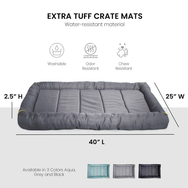 Precious Tails - Wholesale Pet bed – Dog - Precious Tails Xtra Tuff Crate Mat27