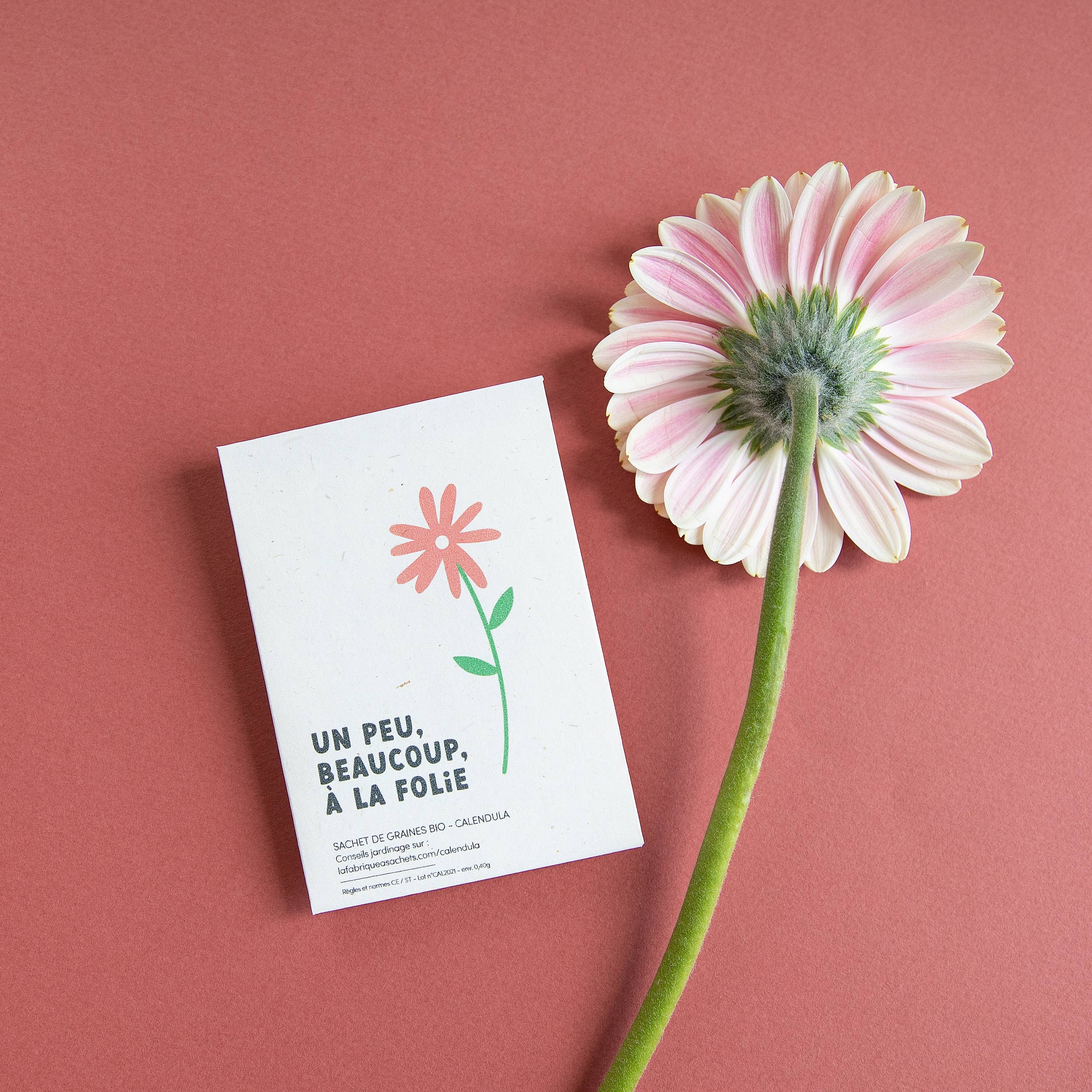 La Fabrique à Sachets - Wholesale Zaadjes voor platten - Een beetje, veel, gek - Calendula Zadenpakje1