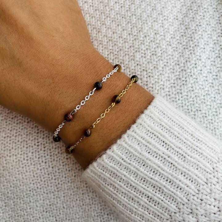 Anthéa Armband Tigerauge für den Großhandel von MyMagicStones