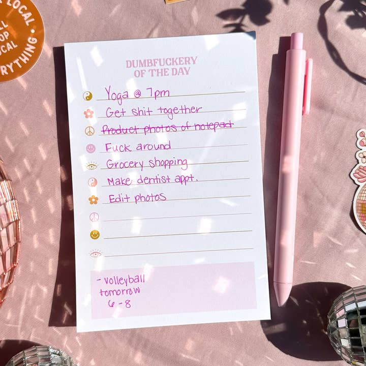 Dumbfuckery of the Day Tearaway Notepad and other Purchase Wholesale die lieferantin buch. Free Returns & Net 60 Terms on Faire trending on Faire.