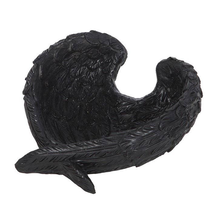 Something Different Wholesale - Wholesale Jewelry Dish - Gothic Raven Wings Halloween Trinket Dish1