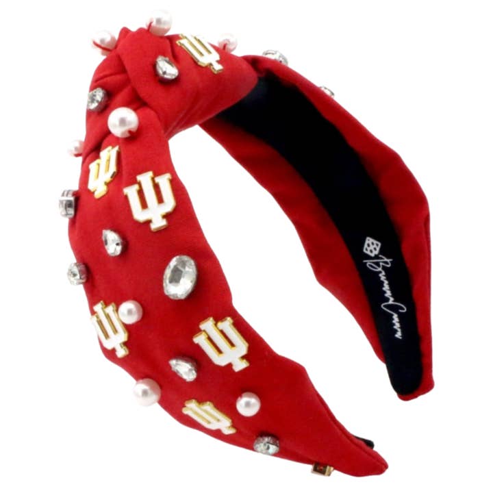 Brianna Cannon - Wholesale Fashion Headband - Women's - Indiana University Crimson Logo Headband