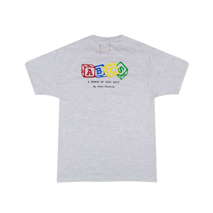 Camiseta gris SSC x ABCS para venta al por mayor de Soho Ski Club