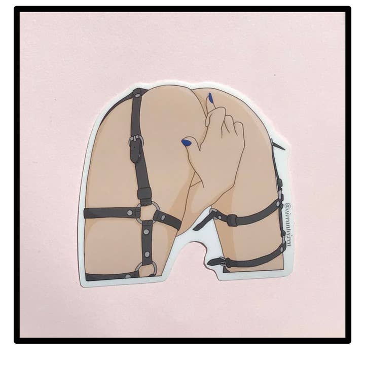 Vivrant Vixen - Wholesale Sticker - BDSM bondage Die Cut Vinyl Sticker, Sex Positive Art1