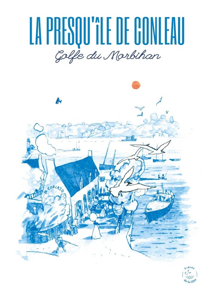 Poster - The Conleau Peninsula for wholesale by freres-delacote