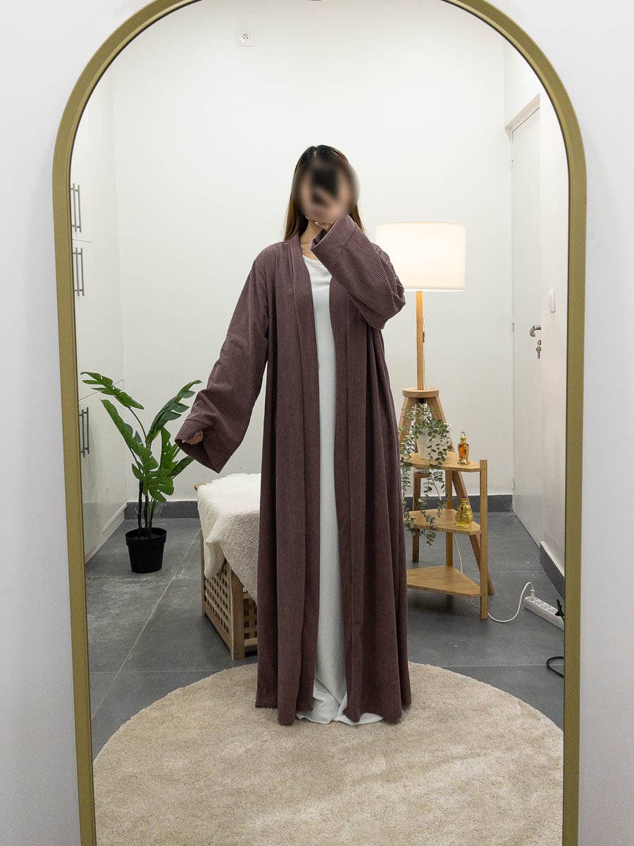 IDEAL OUTFIT - Vente Kimono – femme - Kimono ref:2391-B-velours côtelé7