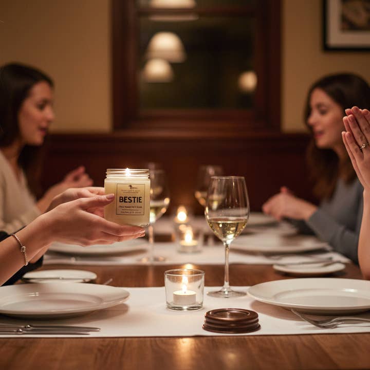 BESTIE - 9 oz Soy Wax Candle for wholesale by North Country Candle