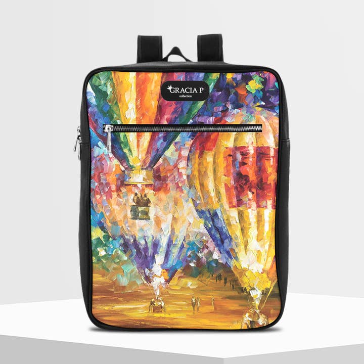 Sac à dos de voyage Gracia P- Fabriqué en Italie- Montgolfières pour la vente par GLOBALSHOP SRL
