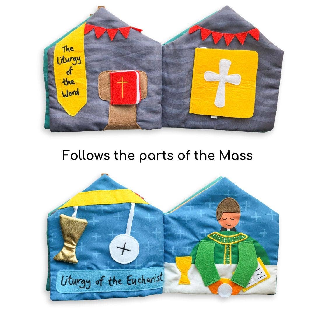 The Little Rose Shop - Wholesale Baby & Toddler Book (0-2) - Catholic Mass Quiet Book3