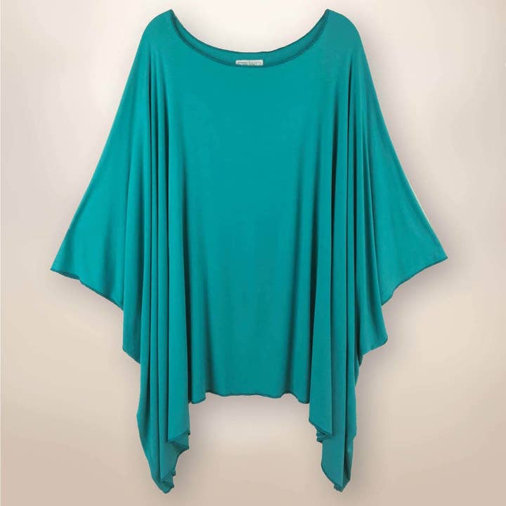 ReLoved by Honey and Me featuring Simply Saguaro – wholesale Tunika - Dam – Turkos Naomi låga sidor tunika