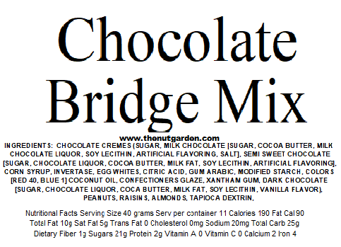 The Nut Garden, Sweetables, Utah Truffles – wholesale Chocolate-covered sweets – Bridge Mix, Chocolate (12 oz)3