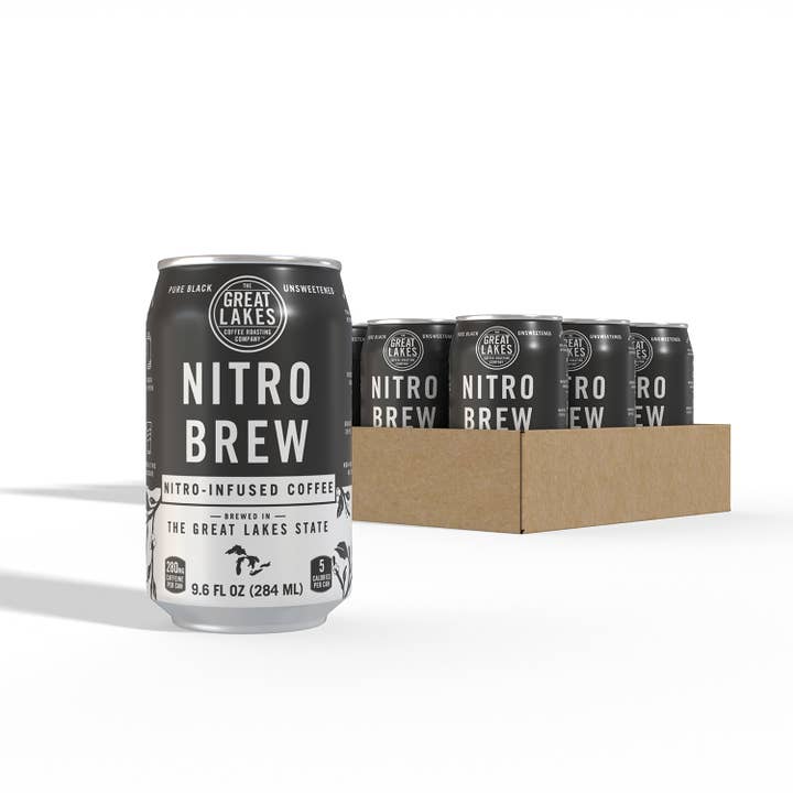 Great Lakes Coffee Roasting Company – Großhandel Eiskaffee/Cold Brew – Nitro Brew Coffee 12oz Dosen
